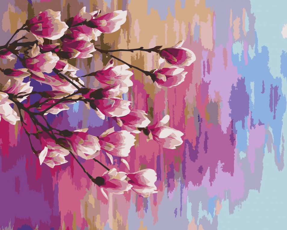 Diamantmalerei - Regenbogenmagnolie - SEOS Shop ®