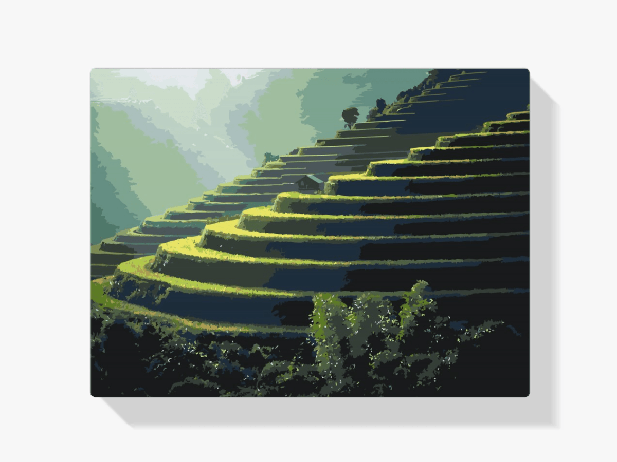 Diamantmalerei - Reisfelder auf Bali - SEOS Shop ®