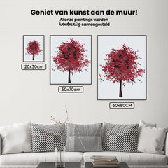 Diamantmalerei - Roter Baum - SEOS Shop ®