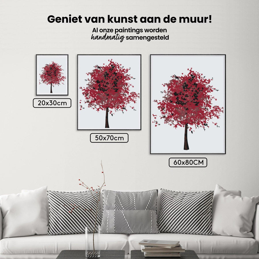 Diamantmalerei - Roter Baum - SEOS Shop ®