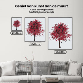 Diamantmalerei - Roter Baum - SEOS Shop ®