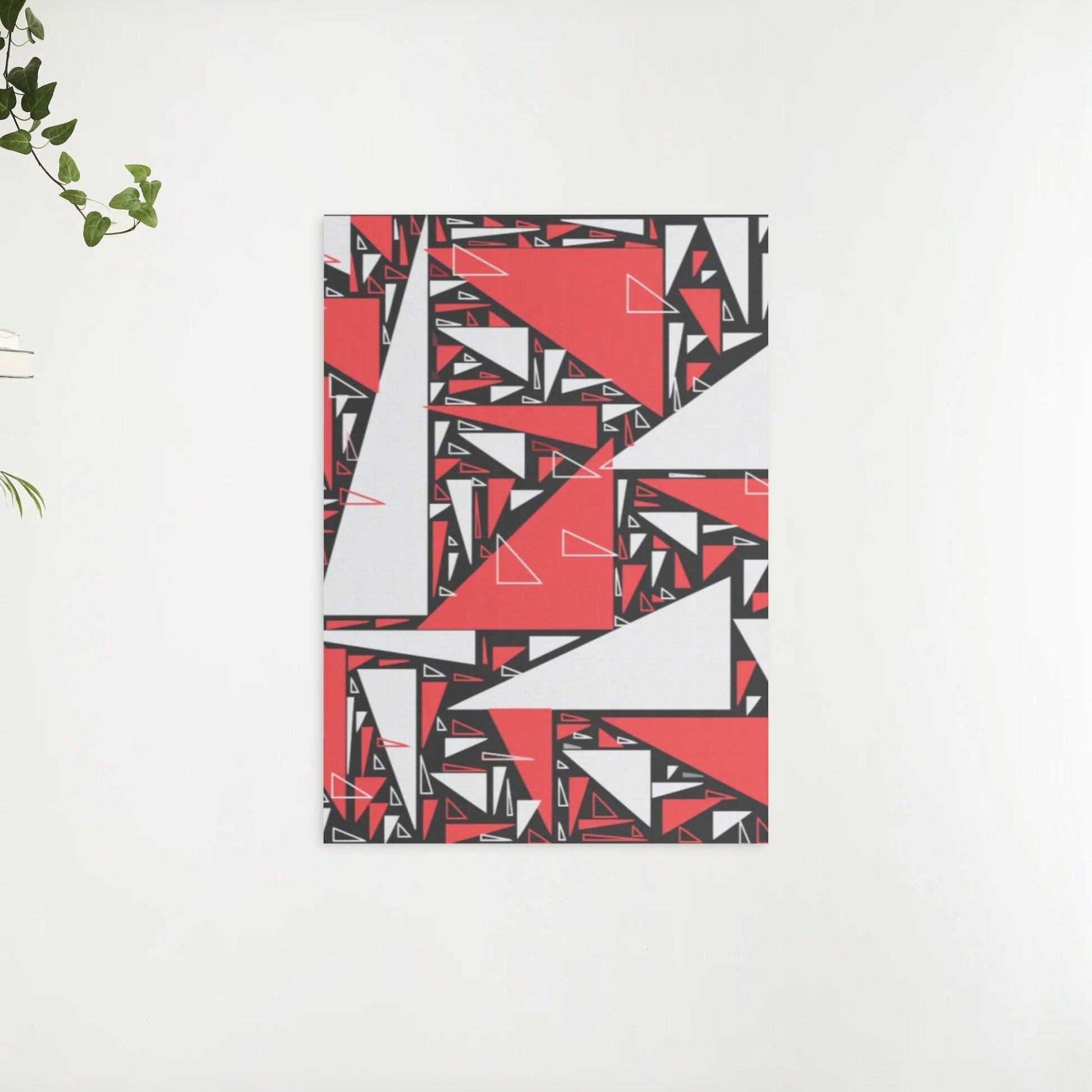 Diamantmalerei - Rote und weiße Dreiecke - SEOS Shop ®