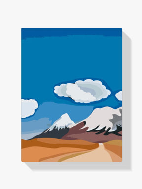 Diamantmalerei - Skizze der Berge - SEOS Shop ®