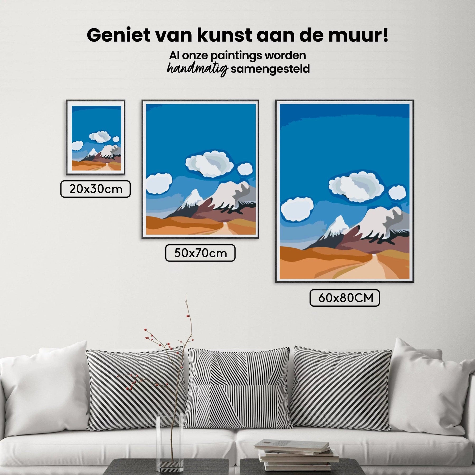 Diamantmalerei - Skizze der Berge - SEOS Shop ®