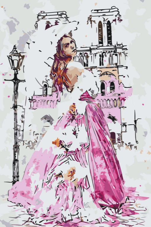 Diamantmalerei – Schönheit in der Kathedrale Notre Dame – SEOS Shop ®
