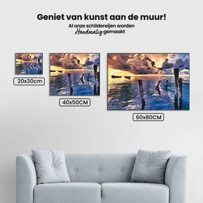 Diamantmalerei - Stürmischer Sonnenuntergang - SEOS Shop ®
