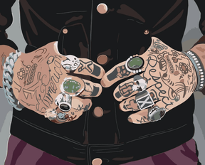 Diamond Painting - Tattoos auf den Händen - SEOS Shop ®