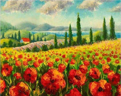 Diamantmalerei - Toskana-Landschaft - SEOS Shop ®