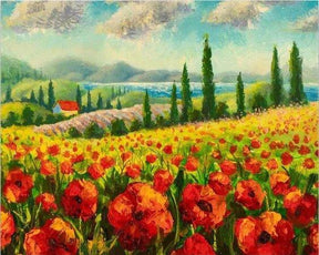 Diamantmalerei - Toskana-Landschaft - SEOS Shop ®