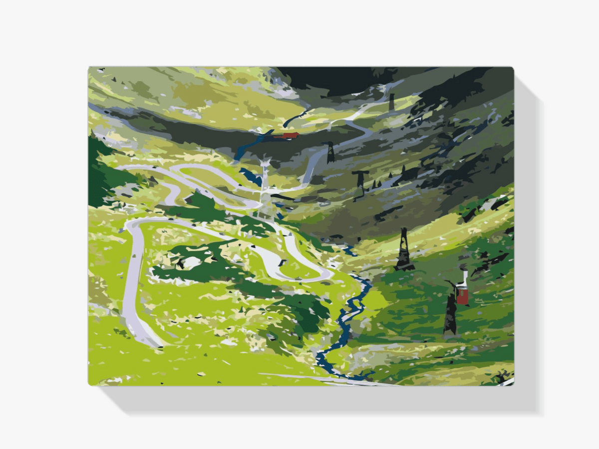 Diamantmalerei - Transfagarasan-Straße in Rumänien 2 - SEOS Shop ®