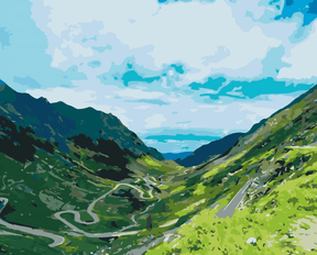 Diamantmalerei - Transfagarasan-Straße in Rumänien 3 - SEOS Shop ®