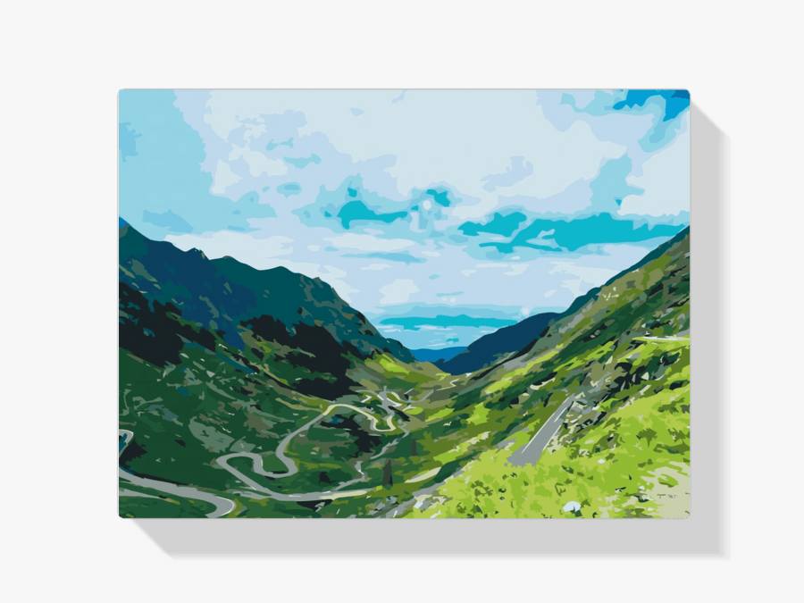 Diamantmalerei - Transfagarasan-Straße in Rumänien 3 - SEOS Shop ®
