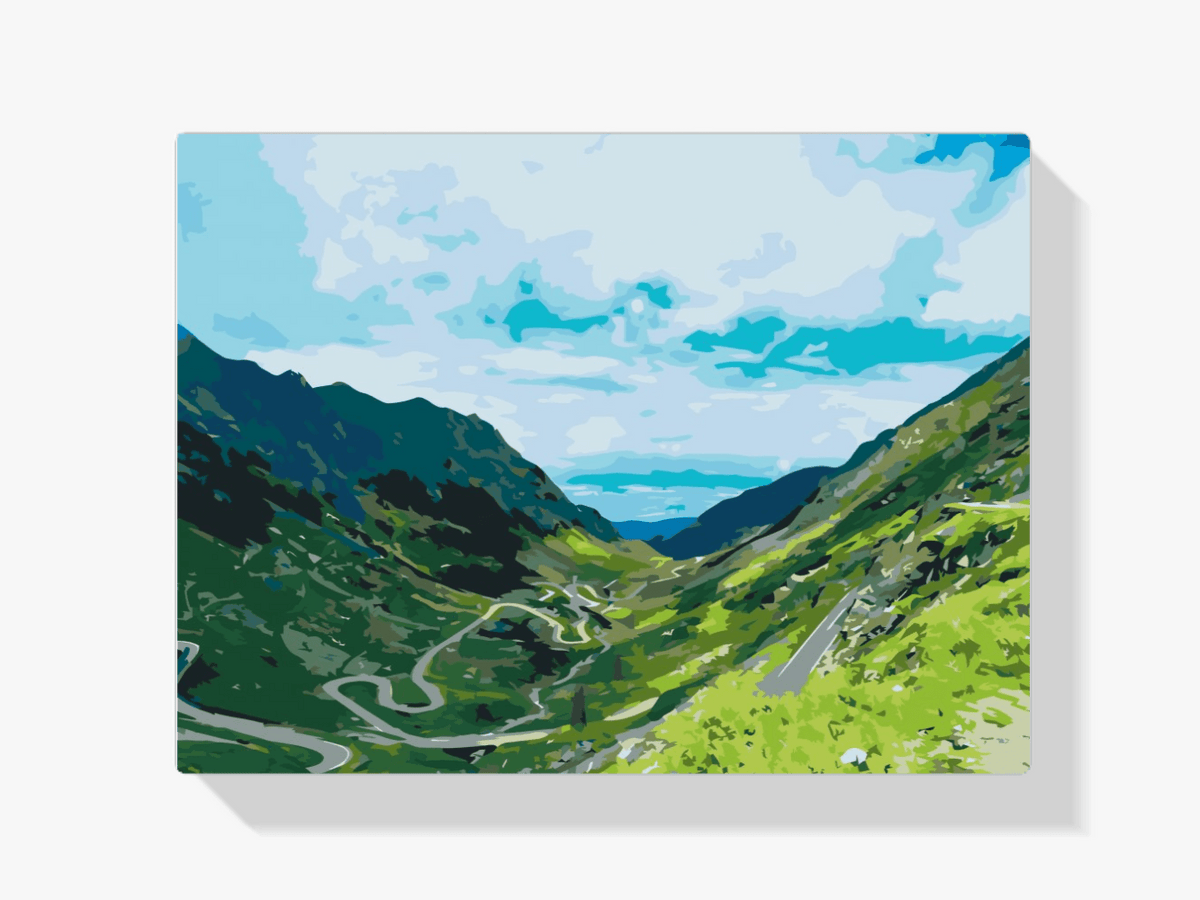 Diamantmalerei - Transfagarasan-Straße in Rumänien 3 - SEOS Shop ®