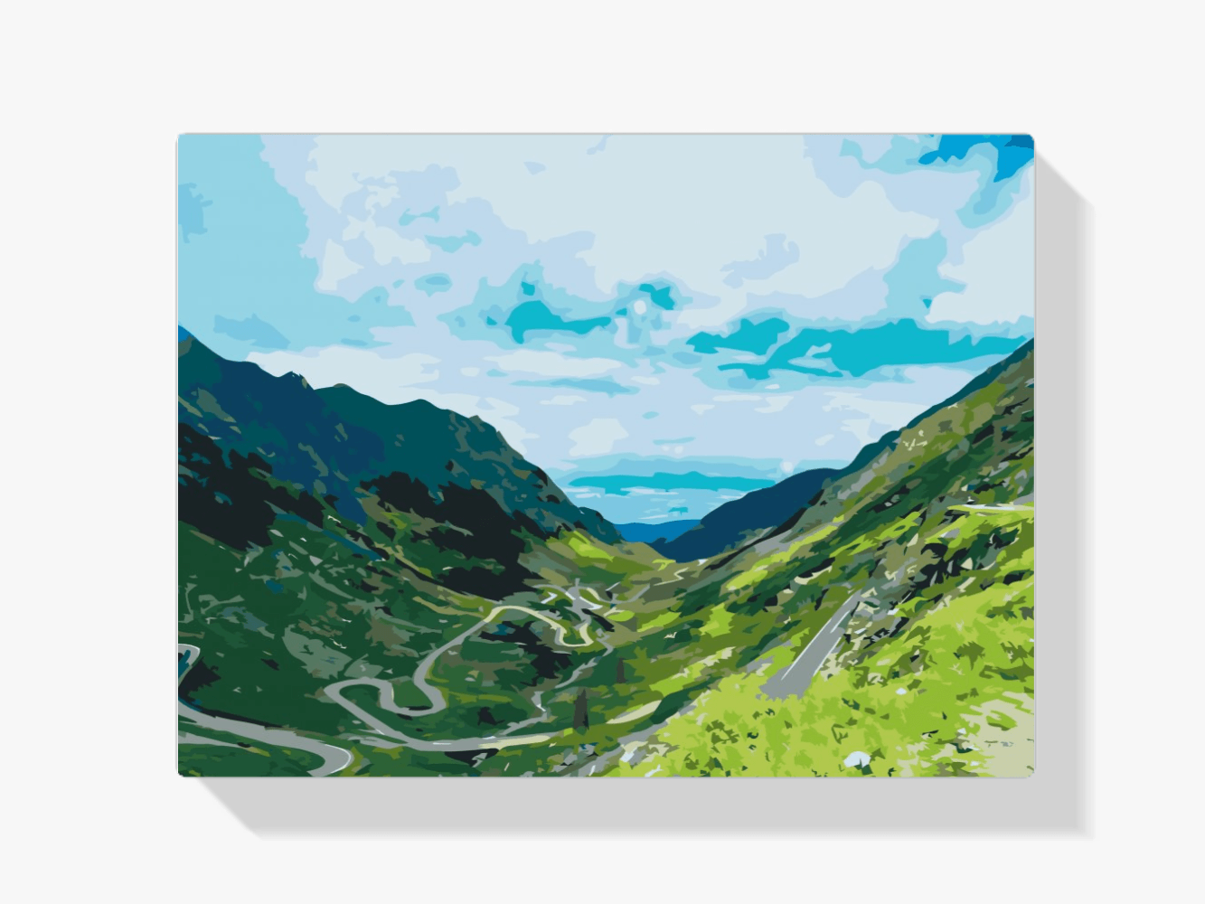 Diamantmalerei - Transfagarasan-Straße in Rumänien 3 - SEOS Shop ®