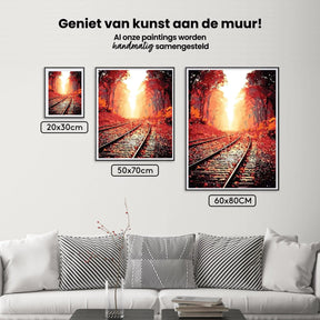Diamantmalerei - Eisenbahnschienen - SEOS Shop ®