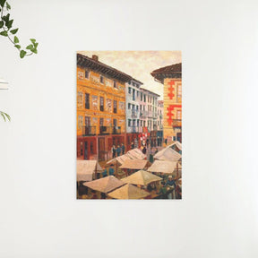 Diamantmalerei - Markt von Villafranca de Oria - SEOS Shop ®