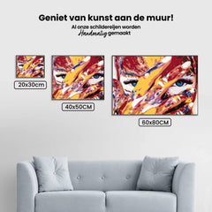 Diamantmalerei - Frau mit blauen Augen - SEOS Shop ®