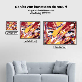 Diamantmalerei - Frau mit blauen Augen - SEOS Shop ®