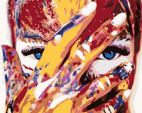 Diamantmalerei - Frau mit blauen Augen - SEOS Shop ®
