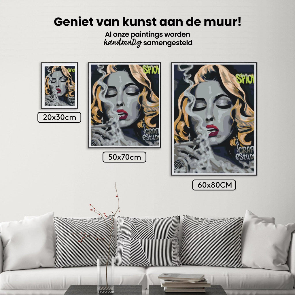 Diamond Painting - Frau mit Zigarette - SEOS Shop ®