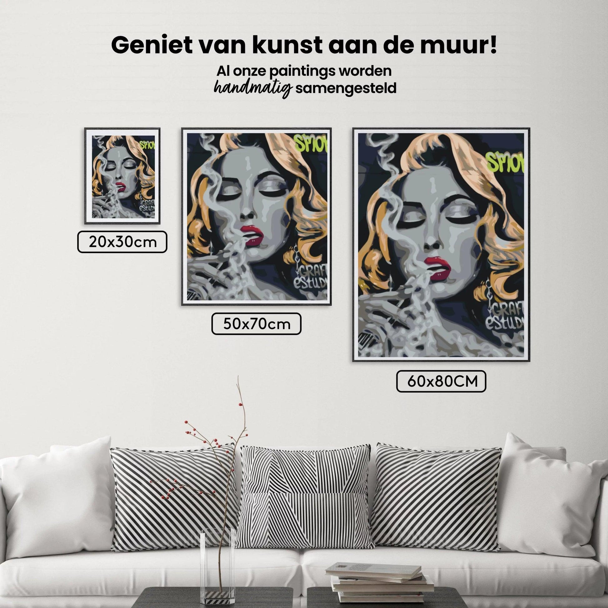 Diamond Painting - Frau mit Zigarette - SEOS Shop ®