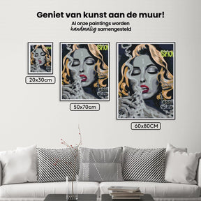 Diamond Painting - Frau mit Zigarette - SEOS Shop ®