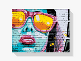 Diamond Painting - Frau mit rosaroter Brille - SEOS Shop ®