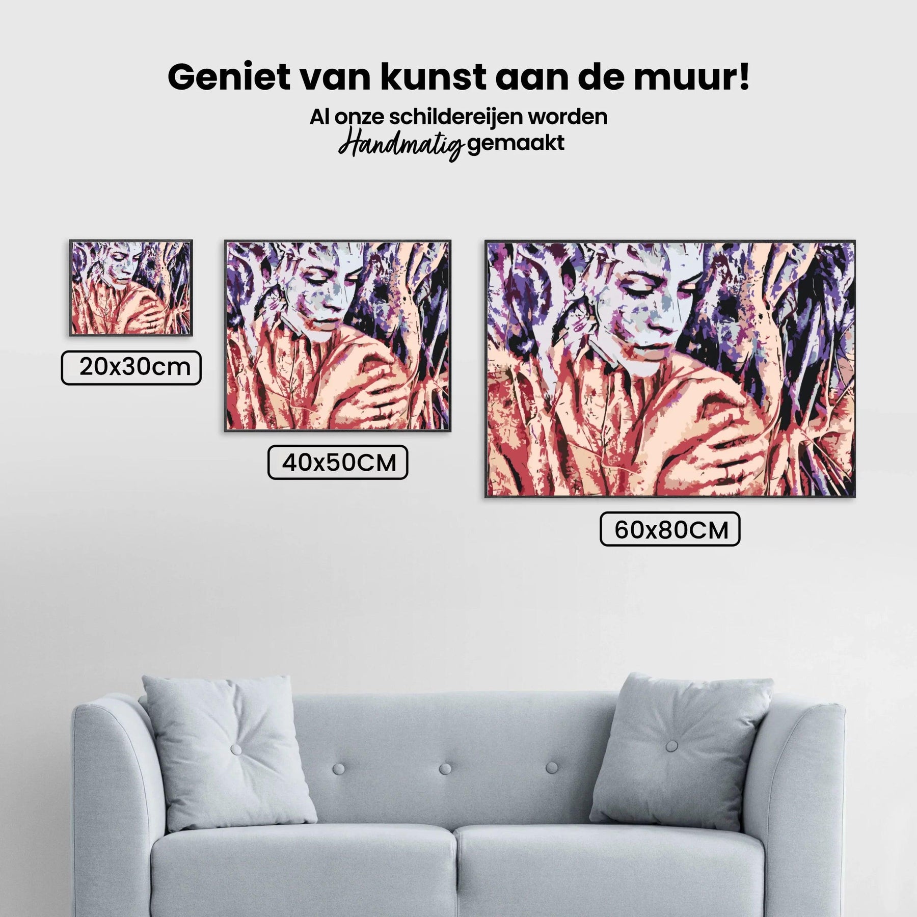 Diamantmalerei - Frau zwischen Baumwurzeln - SEOS Shop ®