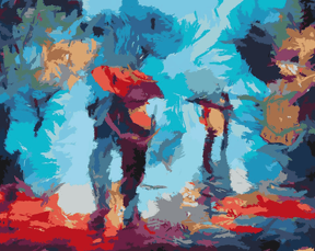 Diamantmalerei - Spaziergang im Regen - SEOS Shop ®