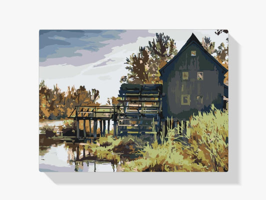 Diamond Painting - Wassermühle - SEOS Shop ®