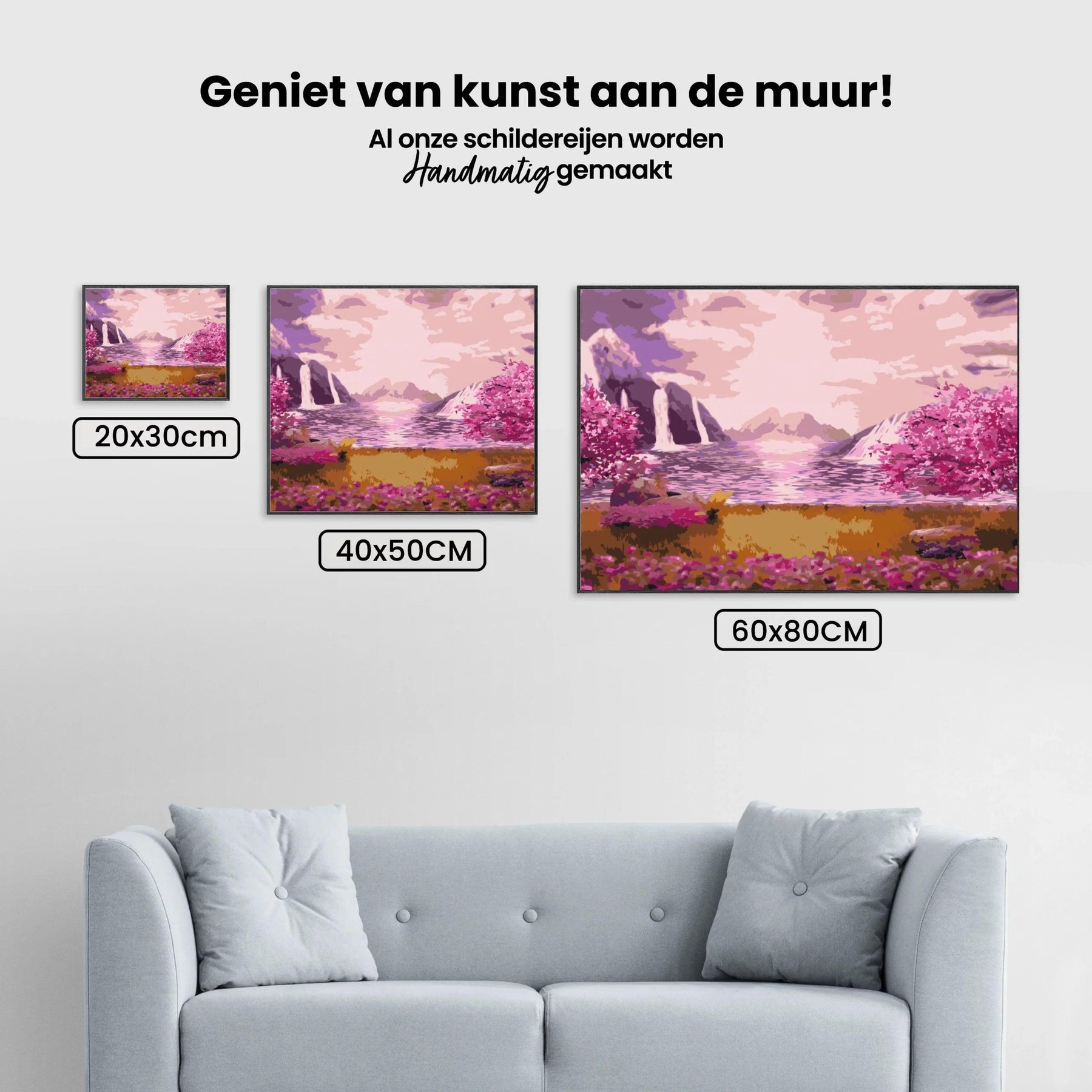 Diamond Painting - Wasserfall im Rosengarten - SEOS Shop ®