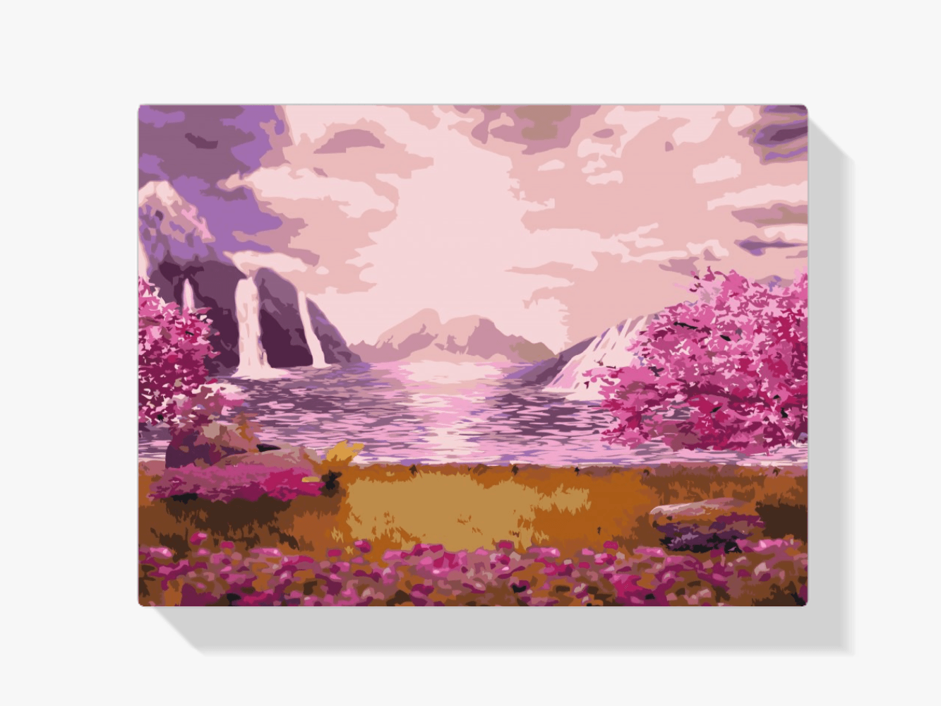 Diamond Painting - Wasserfall im Rosengarten - SEOS Shop ®