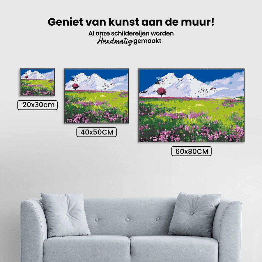 Diamond Painting - Wiese inmitten der Berge - SEOS Shop ®