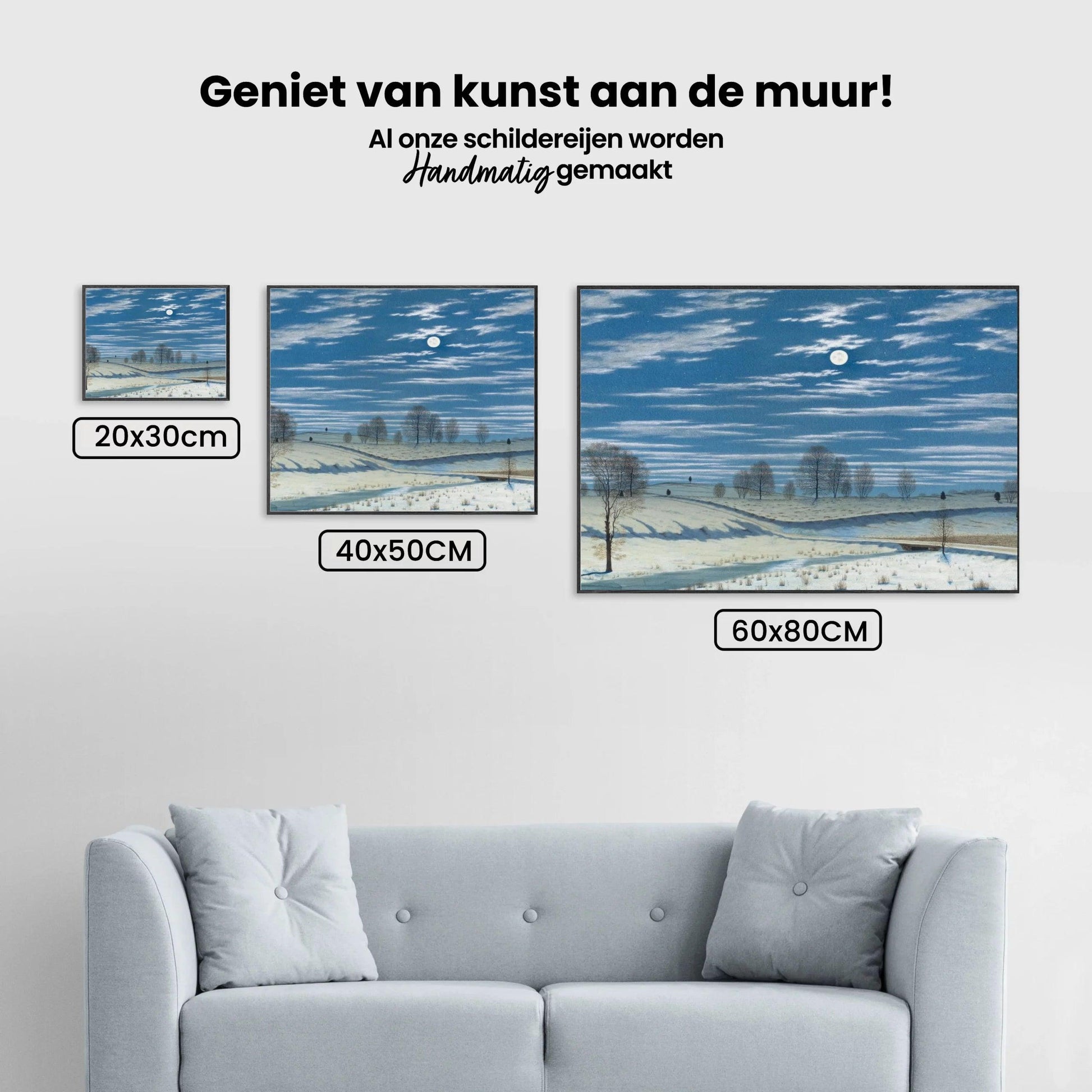 Diamantmalerei - Winterlandschaft im Mondlicht - SEOS Shop ®