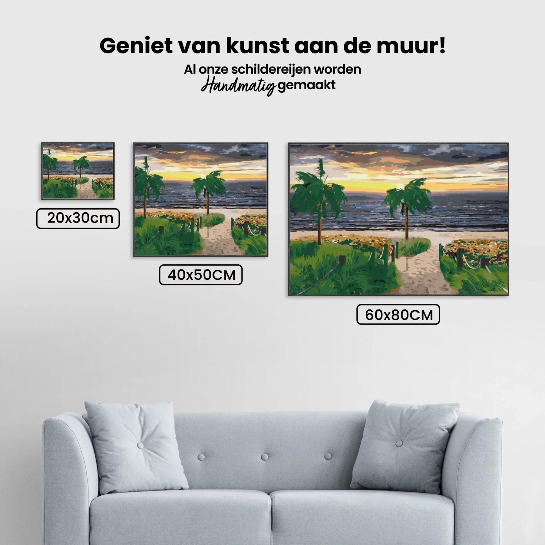 Diamantmalerei - Meeresstrand und Palmen - SEOS Shop ®