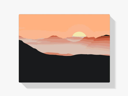 Diamond Painting - Sonne in den Bergen - SEOS Shop ®