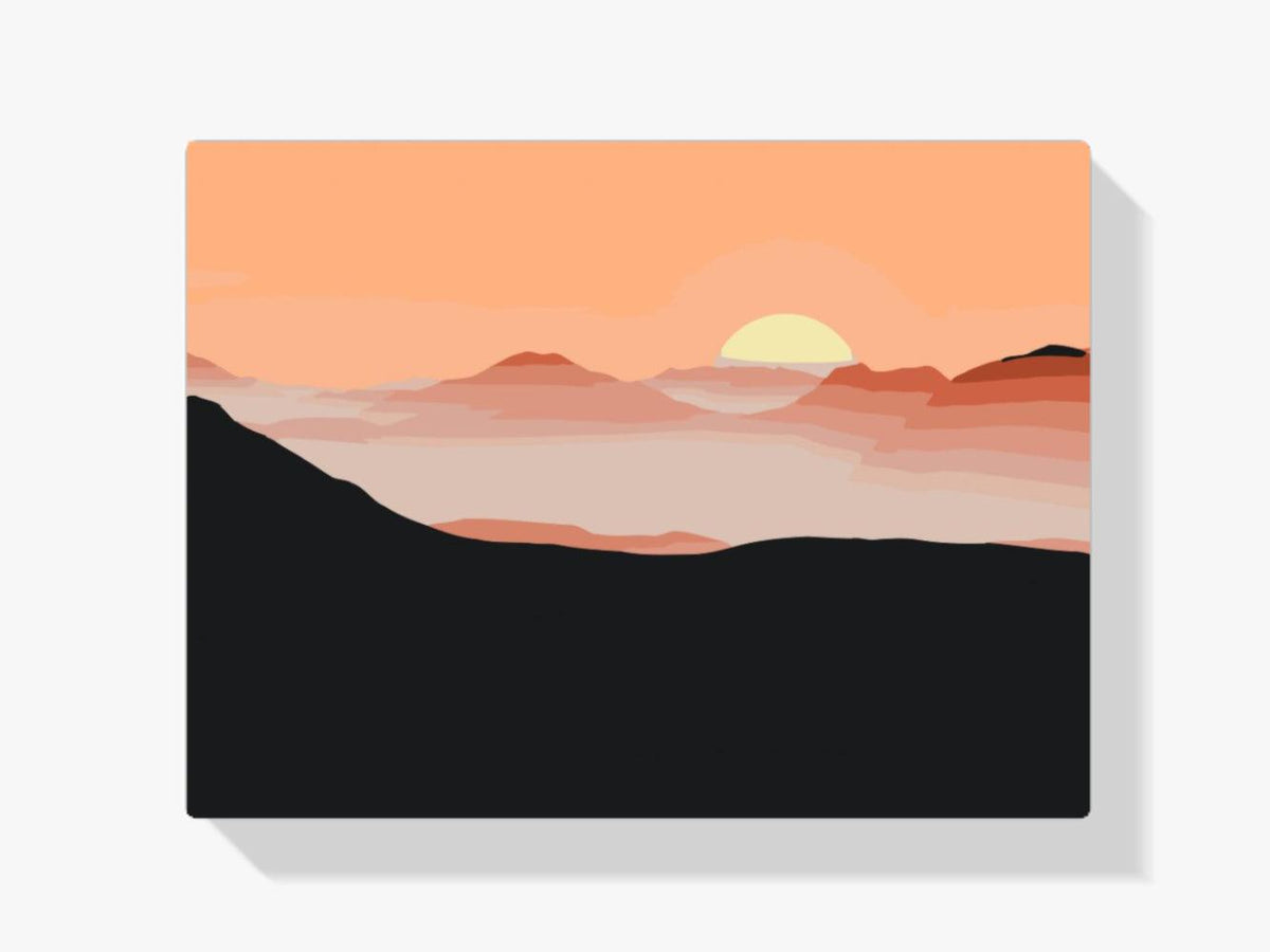 Diamond Painting - Sonne in den Bergen - SEOS Shop ®
