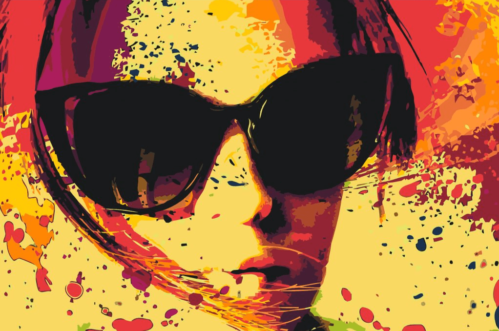 Diamond Painting - Sonnenbrille in Gelb - SEOS Shop ®