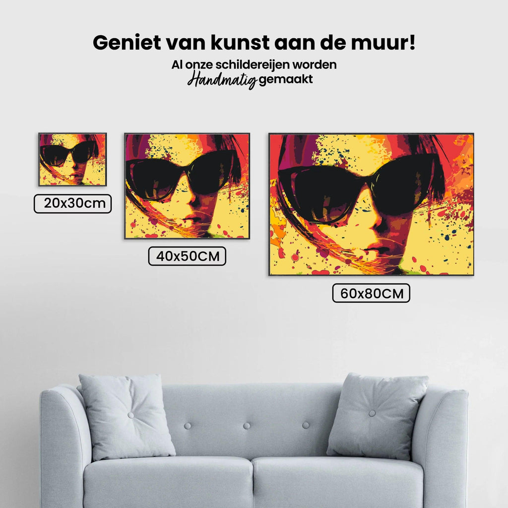 Diamond Painting - Sonnenbrille in Gelb - SEOS Shop ®