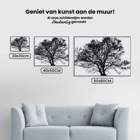 Diamantmalerei - Schwarz-Weiß-Baum - SEOS Shop ®