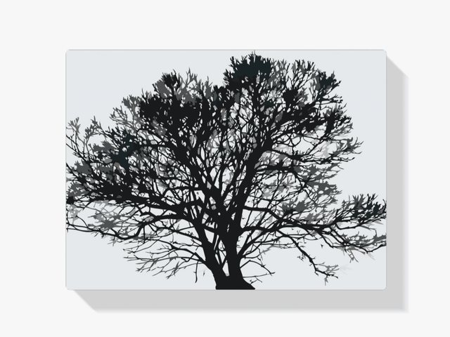 Diamantmalerei - Schwarz-Weiß-Baum - SEOS Shop ®