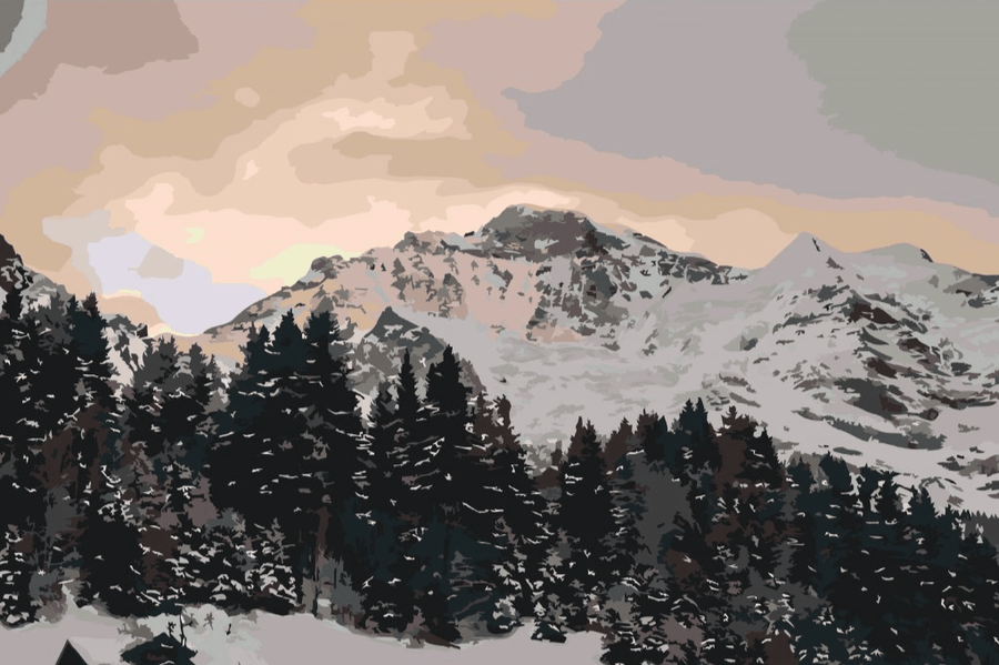 Diamond Painting - Schweizer Alpen Jungfrau - SEOS Shop ®