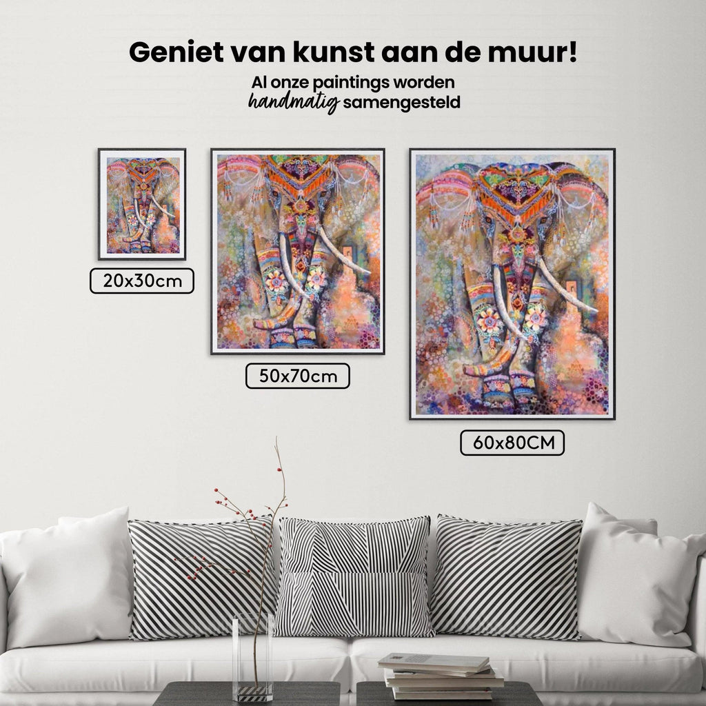 Diamantmalerei Bunter Elefant - SEOS Shop ®