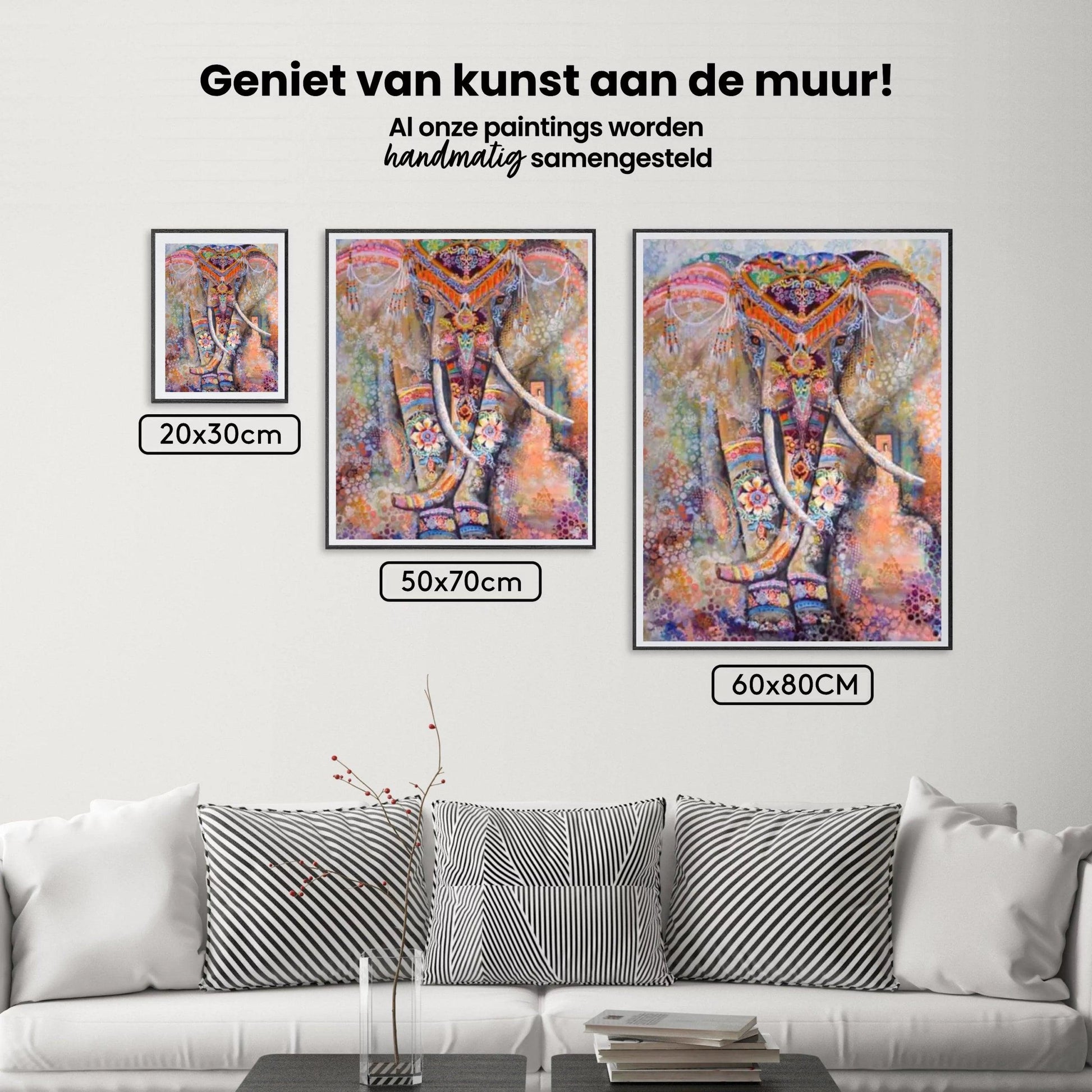 Diamantmalerei Bunter Elefant - SEOS Shop ®