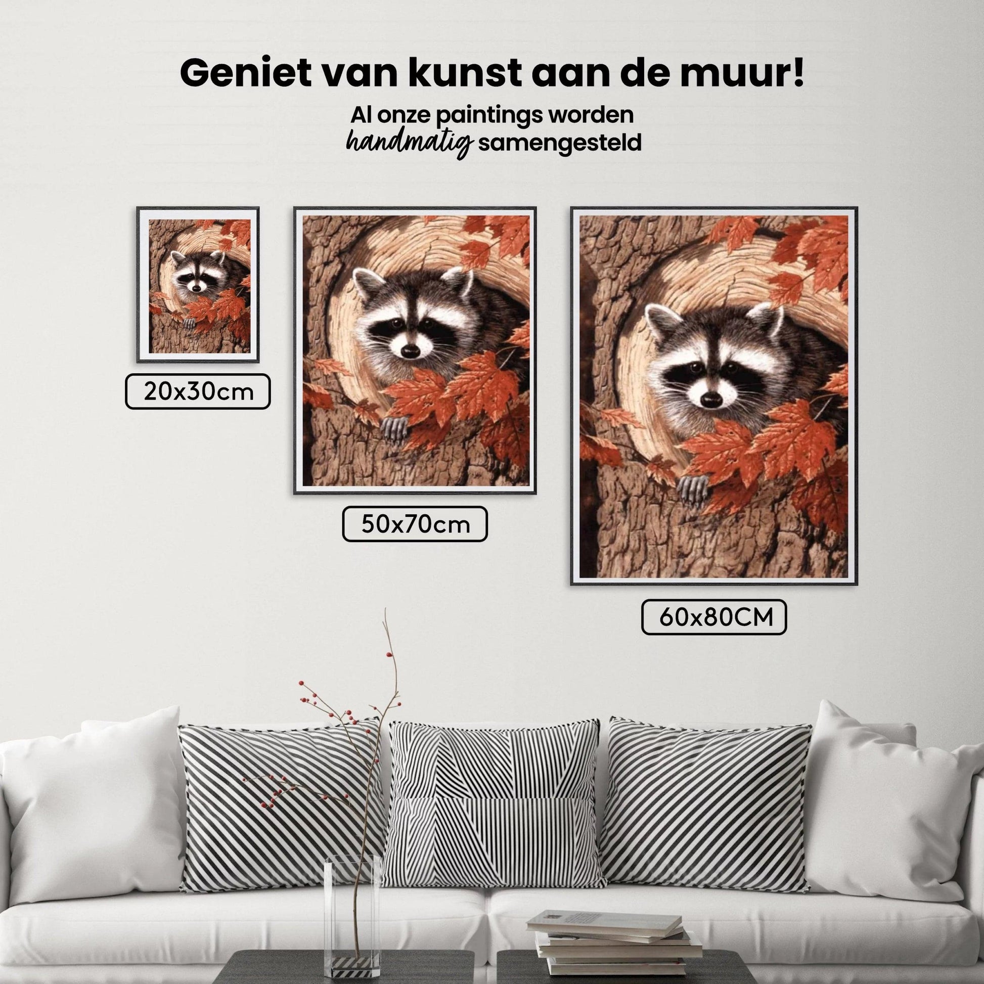 Diamond Painting Waschbär im Baum - SEOS Shop ®
