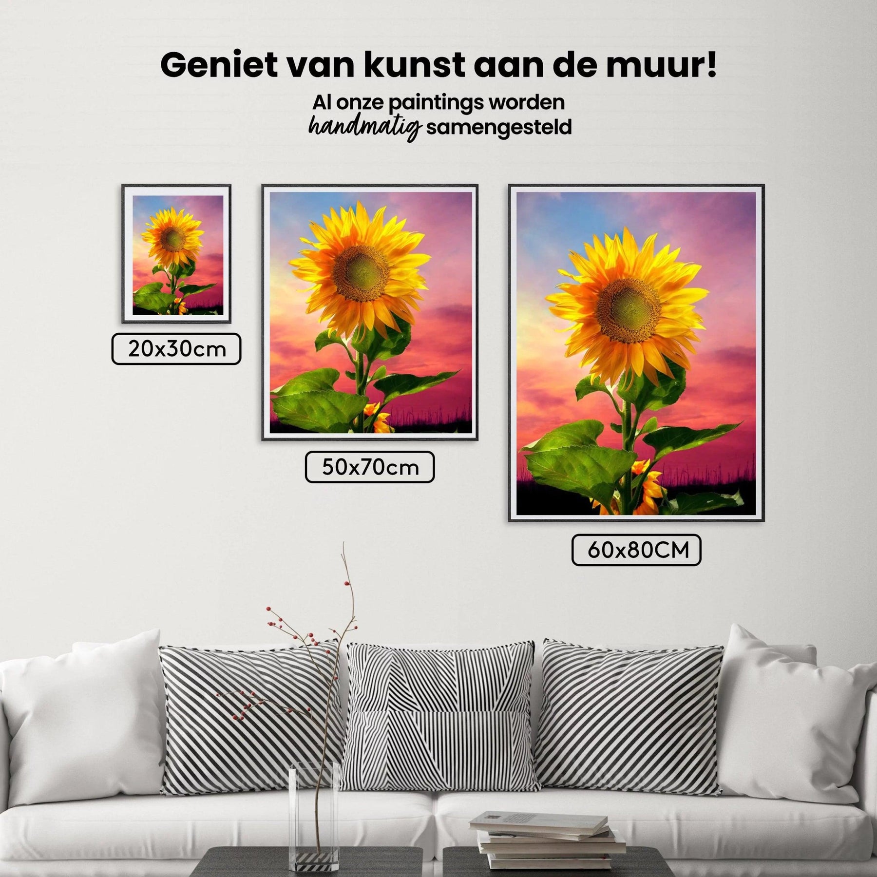 Diamantmalerei - Sonnenblume im Feld - SEOS Shop ® 