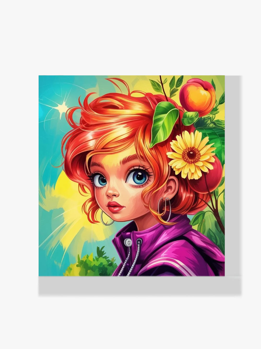 Mini-Diamantmalerei – Aprikosenmuse