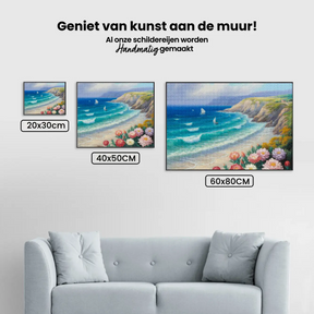 Diamantmalerei - Blühende Küste