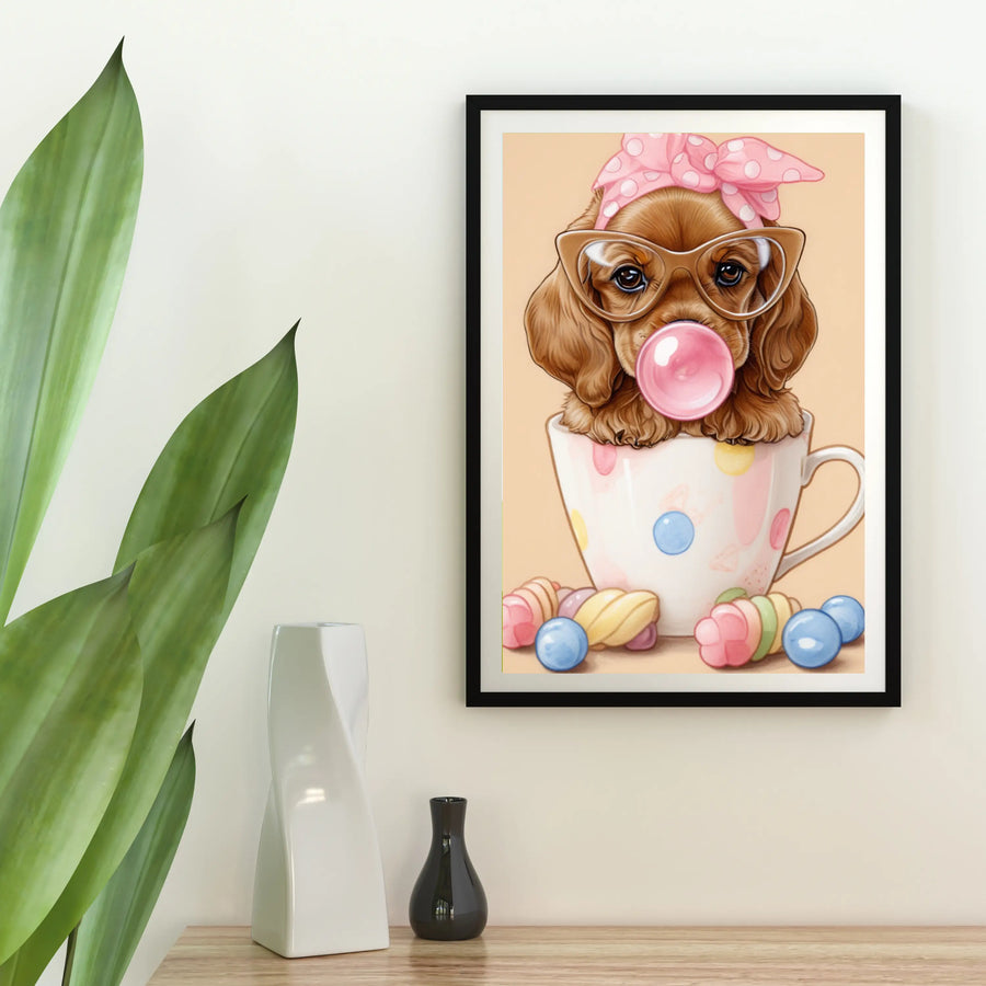 Diamond Painting - Kaugummi-Welpe - SEOS Shop ®