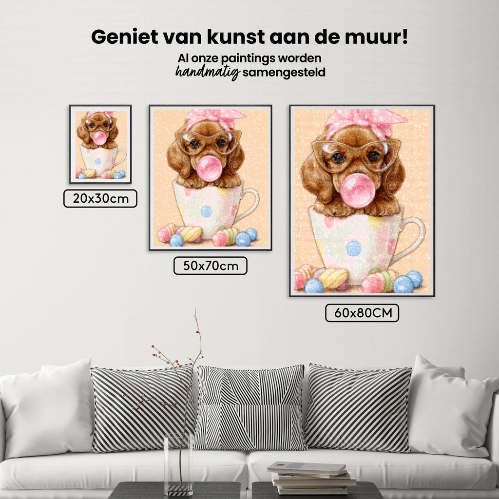 Diamond Painting - Kaugummi-Welpe - SEOS Shop ®